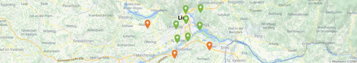 Map view for Pharmacies emergency services nearby Industriegebiet-Hafen (Municipality, Oberösterreich) (170)